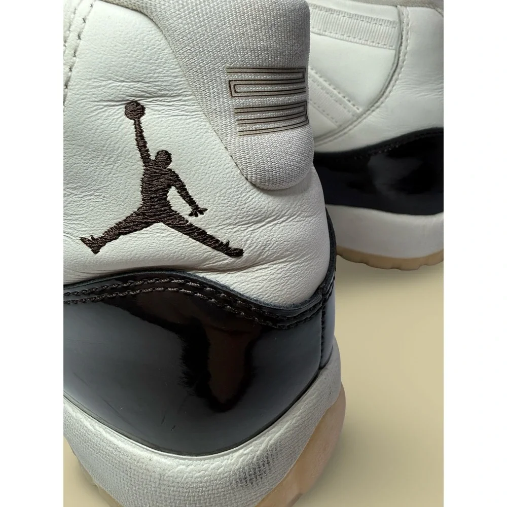 Nike Air Jordan 11 Retro Concord White Black Men's 9.5 OG Patent Leather